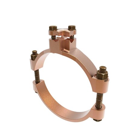 Burndy Mechanical Grounding Connector, Cable to Rod or Pipe, 2 AWG (Sol)- 250 GAR8629